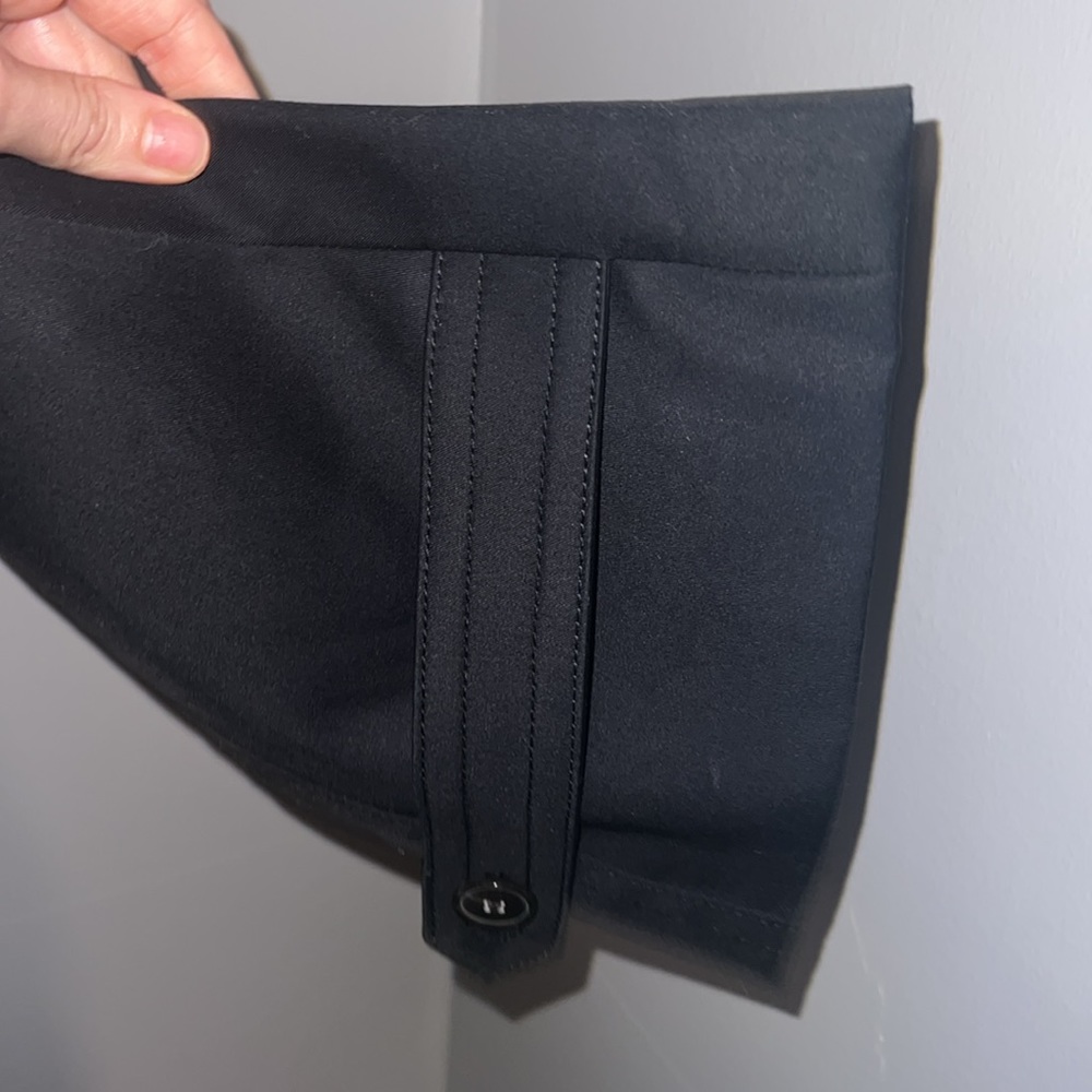 Banana Republic Black Trench Coat - Picture 8 of 12